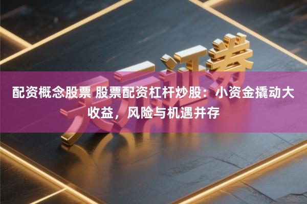 配资概念股票 股票配资杠杆炒股：小资金撬动大收益，风险与机遇并存